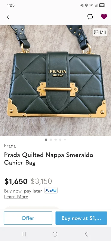 Prada Quilted Cahier