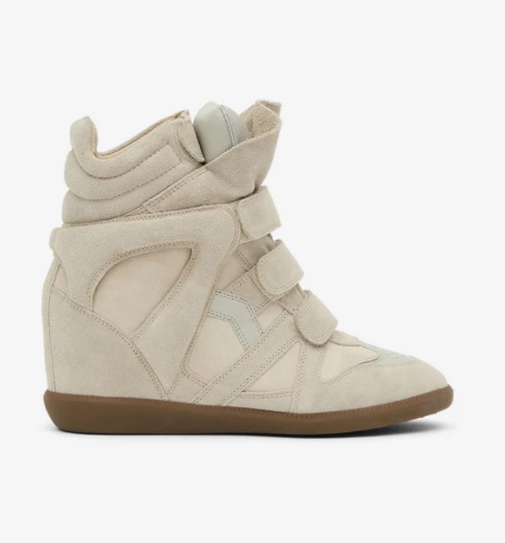 Bekett Leather Wedge Sneakers 