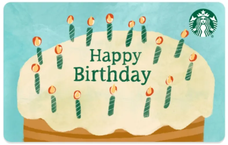 Starbucks® Gift Card (Happy Birthday Generic)