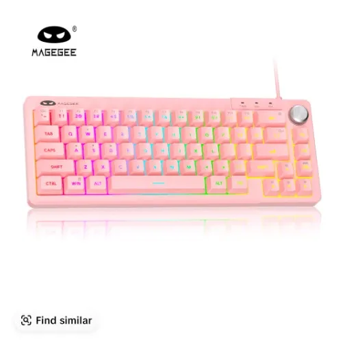 pink Gaming keyboard 